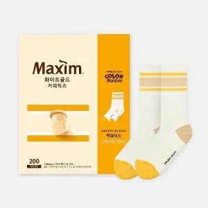 맥심 화이트골드 커피믹스 200T+컬러오브맥심삭스