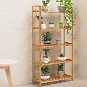 원목 높이조절 선반 5단_대형 다용도 조립식 수납 선반 펜트리 리틀하우스마켓 LHOSSB0010