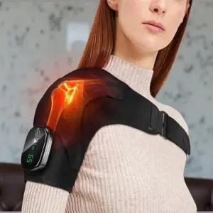 어깨 발열기 무선 온열 찜질기 전기 마사지 보호대 free 사이즈