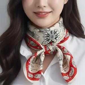 오션로열 캐시미어 실크혼방 롱스카프 프리미엄 여성 페이즐리 머플러