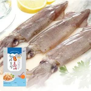 [유성] 국내산 손질통오징어 280g×7팩, 총 14미 (팩당2미)