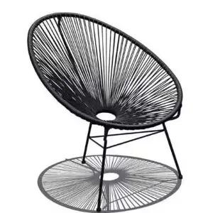 그물의자 스윙 모던 라탄체어 식탁 달걀형 거실 북유럽