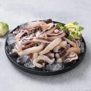 손질 오징어 슬라이스 2kg (1kgx2팩)