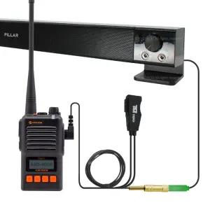 [에어텍] AXD-4000 무전기 오디오핀 연결 더뮤 스피커케이블 전용2핀 / 보안사무실 / 사황통제실