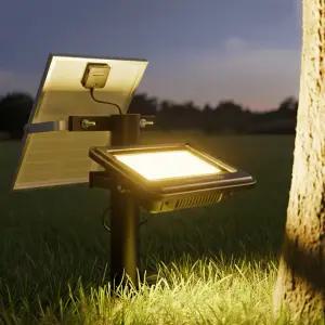 태양광 투광등 정원등 태양열 수목 투사등 잔디등 공원 산책로 조명등 전등 외등 100W