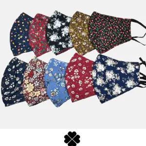 양면 플라워 끈조절 면 마스크 1매/면마스크/기능성/패션/골프/스포츠/천마스크/빨아쓰는