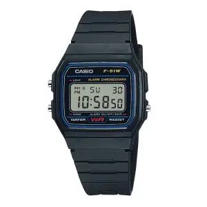 [카시오] 레진 손목시계 F-91W-1DF