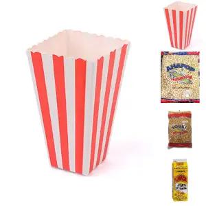 사각 꼬깔 종이컵 팝콘컵 종이용기 접이식 상자/팝콘/기계/옥수수/팝콘용/만들기/옥수수알/과자