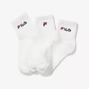 [보리보리/휠라 키즈]베이직 로고 중목양말 3매입 (FK3SCG1074X_OWH)