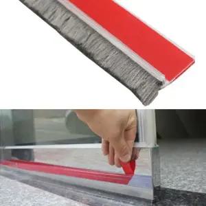 문하단 방화문 유리문전용 털실 문풍지 PVC 출입문 문풍지 현관 외풍차단 문하단 방풍 틈막이 바람막이
