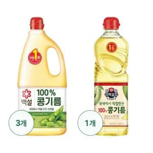 콩기름 1.8L X 3 + 콩기름 0.5L
