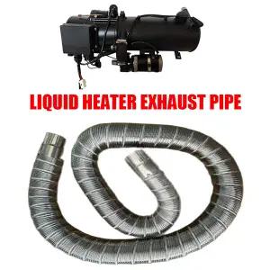 자바라연통 150cm 40mm 70mm 배기관 액체 히터 스테인레스 스틸 튜브 가스 벤트 호스 자동차 캐러밴 캠핑카