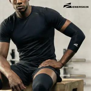 에너스킨 보호대 리뉴얼 E75 컴프레션 엘보우 슬리브 싱글 블랙 오남스포츠