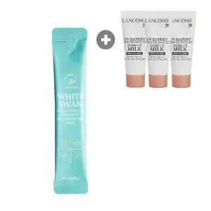 랑콤 유스 쉴드 톤 업 밀크 로지 블룸 10ml x 3ea / 슬리핑마스크 1포 구매시 포함