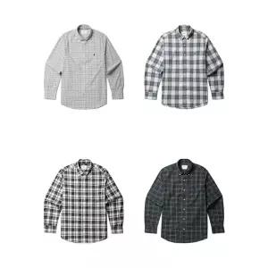 [올젠](하남점)구김방지가공 멀티체크 버튼다운 캐주얼 남방 5종 1택 ZOF3WC1304