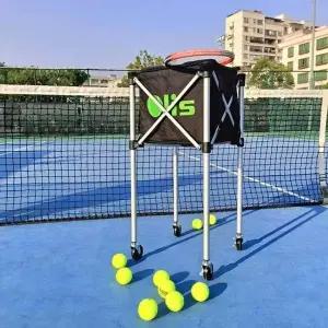 테니스 볼 카트 코치카트 자동 공바구니 테니스볼카트 수거기 레슨 공