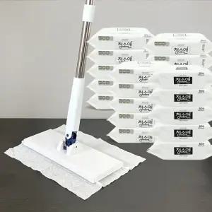 클립톡 참쉬운 밀대 청소기 + 물걸레포 450매 15팩) + 정전기포 150매 5팩) 원터치 밀대