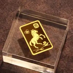 [골드퀸즈] 24K 순금 붉은말 골드바 1g