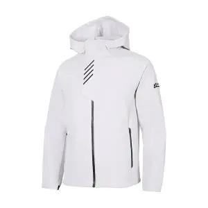 피닉스 남성 시그니처 스포츠 트레이닝 기모 바람막이 자켓 라이트 그레이