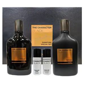 보닌 더 캐릭터 블랙 시그니처 2종세트(토너+에멀전+미니내장품)/보닌남성화장품2종 sb