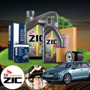 폭스바겐 골프 7세대 1.6TDI (CLH) 디젤 지크 5w30LS 합성엔진오일 필터세트 오일교환 패키지