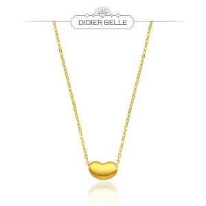 디디에벨라 24k 순금 몽돌 하트 목걸이3.75g