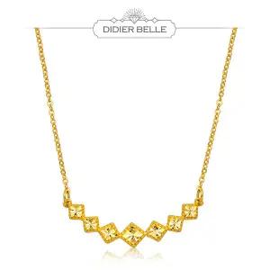 디디에벨라 24k 순금 사각 다이아 목걸이11.25g