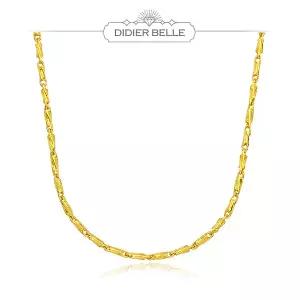 디디에벨라 24k 순금 라인커브 대나무 목걸이11.25g