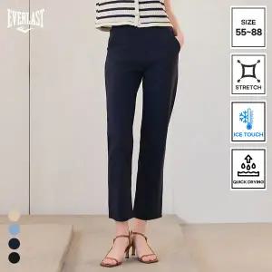 여름까지 입는 여성 링클프리 밴딩 슬랙스팬츠 쿨바지 데일리룩 오피스룩 B