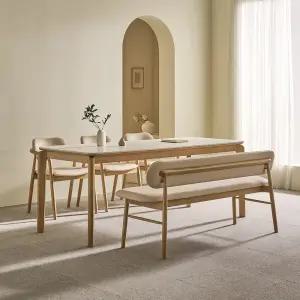 쏠앤까사 우디 고무나무 원목 포세린 세라믹 식탁세트 4인용 6인용 1400 1600 1900