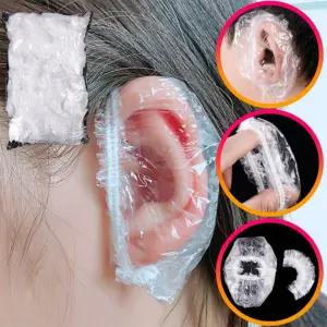 염색 귀 보호커버 일회용 100개 1세트 미용 귀덮개 업소용 미용실 셀프염색