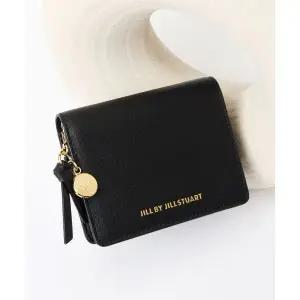 질바이질스튜어트 JILL BY JILLSTUART BONNIE 로고프린트 소가죽 반지갑 - 4colors JLWA6E610BK JLWA6E600B