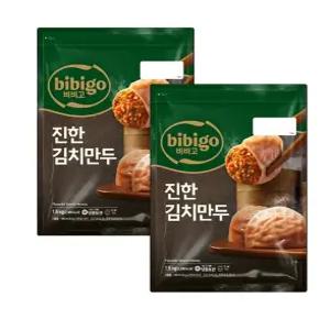 대용량 비비고 수제진한 김치만두 1600g x 2개