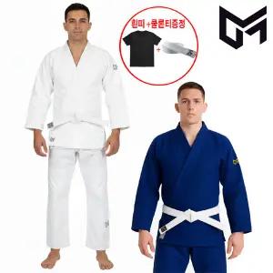 DM 연습용 수련용 450 유도복 백색/청색 (흰띠 포함, 국내생산) 신학기이벤트/쿨론티 포함