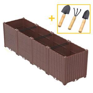 대형 플랜트박스 베란다 텃밭화분 2칸3단