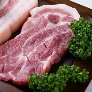 한돈 냉장 돼지고기 칼집 목살 구이용 숯불용 1kg