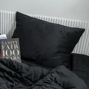 플란넬 극세사 양면 베개커버 50x70 블랙 단품 베갯잇