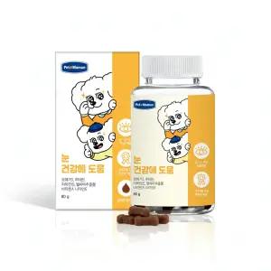 펫또마망 프리미엄 면역력 눈+눈물 강아지 영양제 , 80g,