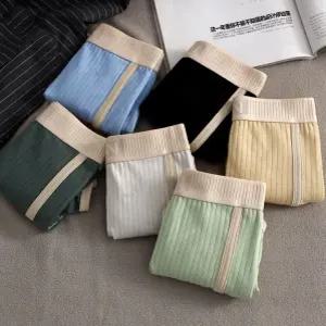 (5장x1세트) 트렌디 박서 브리프 남자 드로즈 사각 팬티 속옷 남성 스판 언더웨어 팬츠