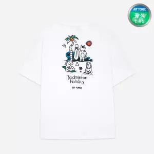 요넥스 배드민턴 오버핏 캐주얼 반팔 티셔츠 261TS054U