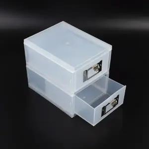 ( )미니 정리함 2단 부품서랍 파츠 공예 작은 책상위 약서랍장 약정리함