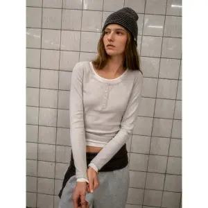 [후아유](센텀시티점)Layered Henry Neck Long Sleeve T-Shirt/ WHLAG2283F