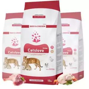 캣츠러브 오리와치킨 15kg 길고양이사료