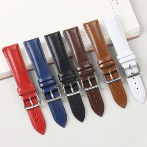 가죽 스트랩 13mm 20mm 시계 밴드 방수 팔찌 소프트 스포츠 편안한 범용
