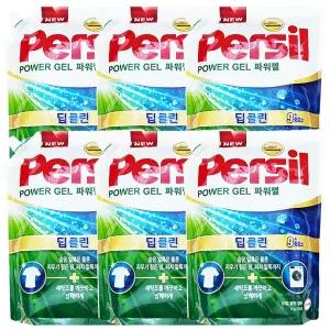 [퍼실]파워젤 리필 듀얼 1.8Lx6개 (일반,드럼겸용)