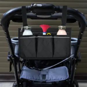 휠체어 주머니 포켓 보조 유모차 휠체어 수납 가방 소지품 다용도 걸이형 내구성 오피스 봉거치 사무용