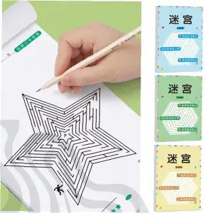 어린이 두뇌발달 미로찾기 놀이책 사고력 향상 논리력 문제해결 능력 개발 학습교구