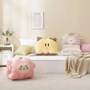 루마인 홈 부클레 플로어 쿠션 침대 등받이