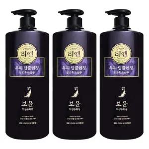 리엔 보윤 두피 딥클렌징 샴푸 지성 두피용 1000mL x 3개
