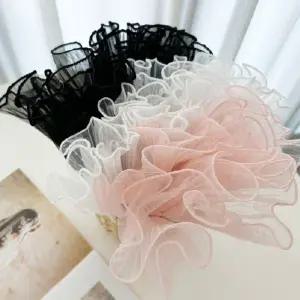 시폰 꽃 웨이브 포장지/봉투/다발/플라워/부케/선물/축하/이벤트/비닐/필름/OPP/디자인/장식/소품/플로리스